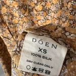 Doen Lady Emma Floral Baudoin Dress Yellow Size XS Photo 9