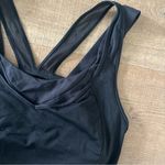 Lululemon black sheer strap bra tank top Photo 2