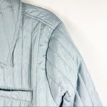 Vince Camuto  Dusty Blue Quilted Shirt Jacket NWT in Size Large Photo 4