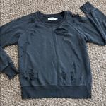Sincerely Jules Distressed Top Black Size XS Photo 0