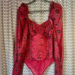 Free People | Brunch Date Bodysuit, Size M Photo 2