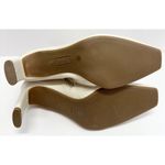 Alfani  Boots Size 10 Cream Square Toe Block Heel‎ Faux Leather Rubber Sole Photo 10