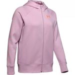 Under Armour  Rival Fleece Sportstyle Hoodie light pink-purple Size‎ M Photo 1