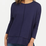 Spanx  • Navy Perfect Length Top 3/4 Sleeve Photo 0