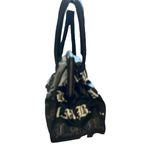 L.A.M.B. Vintage Y2K  2000s Black White Alchemy Graffiti Bowling Handbag Purse Photo 2