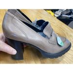 Paul Green Nina Loafers Women's 9.5 Brown Leather Slip On Low Top Block Heel S17 Photo 8