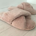 Pink Plush Slippers, Size 7/8 Photo 4