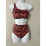 Ulla Johnson  Bikini Set Reina Wild Rose Top & Sahara High Waist Bottoms Size S Photo 5