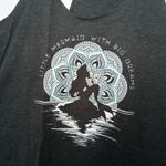Little Mermaid With Big Dreams tank top Black Size XXL Photo 1