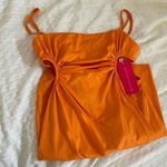 Beginning Boutique Orange Cutout Dress Photo 1
