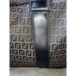 Fendi  Zucca Brown "FF" Logo & Leather Duffel/Weekender Bag Photo 5