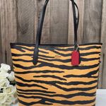 Coach City Tote With Tiger Print NWT Photo 0