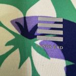 Lands' End Swim Sun Shirt Rash Guard Floral Short Sleeve Women’s Plus Size 1X Blue Photo 2