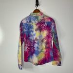 Monkey Ride  Colorful Tie-Dye Pearl Snap Shirt Size Medium Photo 1