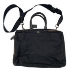 Coach Women’s Black Nylon Crossbody Bag With Leather Trim & Adjustable Strap Photo 5