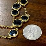 Kate Spade Gold Tone & Black Crystal 32” Necklace Photo 8