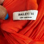 Bailey 44 twist back sleeveless orange dress size large Photo 3