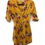 Stella Tweed Casual floral boho tunic dress amber yellow Photo 0