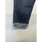 Coldwater Creek Women’s  Capri Pants Size 16 Dark Wash Denim 38x21 Natural Fit Photo 1