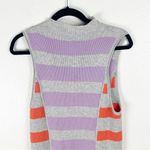 Anthropologie Daily Practice Striped Sleeveless Mock-Neck Sweater Dress Large Photo 9
