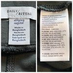 Daily Ritual Leggings Ponte Knit Casual Pull On Olive Green Women’s Size XL Photo 7