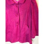 Piko  1988 Pink Large Button Cardigan Blazer Wool Blend Barbiecore Photo 2