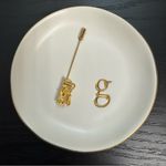 Vintage Gold Stick Pin of Antique Retro Phone Photo 1