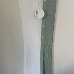 STAUD NEW Ribbed Colorblock Midi Bodycon Skirt in Green/Cream Photo 0