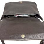 Coach Vintage  Dark Brown #4928 Full Flap Leather Crossbody Messenger Bag 90s Photo 7