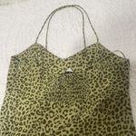 ZARA  Green Cheetah Print Dress Photo 3