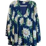 Show Me Your Mumu  Tunic Top Womens Small Multicolor Floral Print Flowy Blouse Photo 0