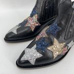 Chiara Ferragni Ankle Boot Star Patches Black Leather 35 Size undefined Photo 1