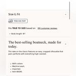 J.Crew  Cropped boatneck T-shirt in mariner cotton Photo 1