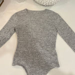 Abercrombie & Fitch Abercrombie Gray Long Sleeve Women's bodysuit top Photo 0