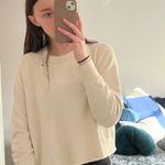 Aerie Distressed Oversized Crewneck Photo 3