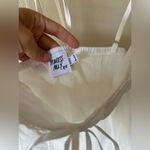 Princess Polly  White Tie Front Crop Camisole Photo 3