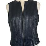 Vintage 90s CACHÉ Black 100% Leather Moto Photo 2