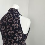 Y2K Karen Kane Black Nude Floral Stretch Lace Halter Top Lined Padded M Size M Photo 6