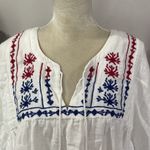 Lane Bryant  embroidered peasant blouse with tassels Photo 4