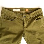 Pilcro and the Letterpress Anthropologie Pilcro Stet Olive Green Denim Jeans Size 28 Photo 7
