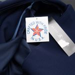 Betsy and Adam  Midi Off Shoulder Scuba Crepe Ruched Dress Photo 14