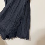 Victoria's Secret Vintage Victoria’s Secret Silk Black Lace Slip Photo 2
