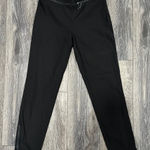 Laundry by Shelli Segal  Black Skinny Zipper Pants, Size 4 Photo 0