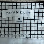 Downeast Pencil Skirt White Grid Pattern Career Wear Business Casual Size Med Photo 9