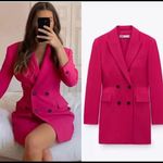 ZARA Blogger's Fav| NWT Buttoned Blazer Dress Photo 1