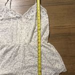 Victoria's Secret  White Lace Romper:Size Large Photo 6