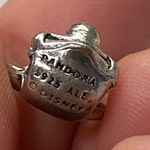 Pandora Authentic  S925 ALE Disney Minnie Mouse Bow Head Charm Bracelet Bead Photo 2