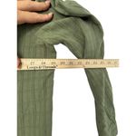 Madewell  Ruffle-Collar Button-Up Shirt in Syril Plaid Women 2 Olive Green Cotton Photo 5