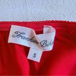 frankie's bikinis Hideaway Satin Midi Skirt in Cherry Photo 7