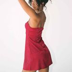 Princess Polly  Diva Mini Dress Deep Red Size 8 Photo 1